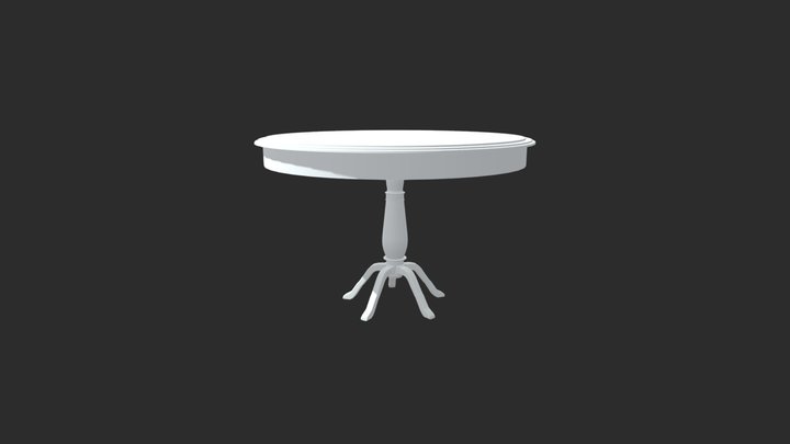 Round Table 3D Model