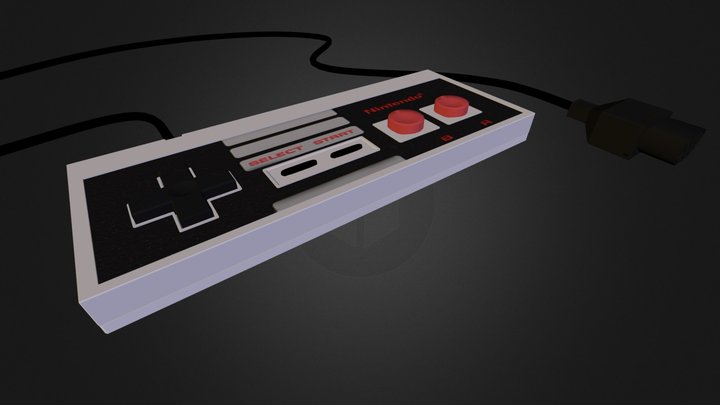 Manette NES Sketchfab 3D Model