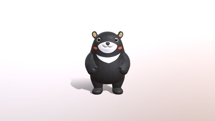 Bow 高雄熊 3D Model