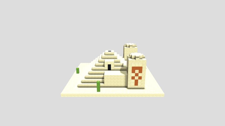 Updated Desert Temple 3D Model