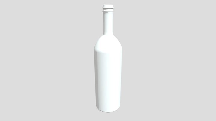 Wine Bottle/Garafa de Vinho 3D Model