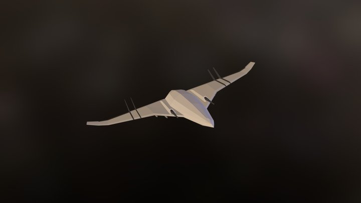 Space Plane 3D Model