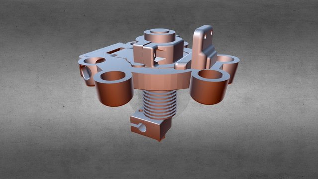 Kossel Mini Magnetic 3D Printer Joint upgrade 3D Model