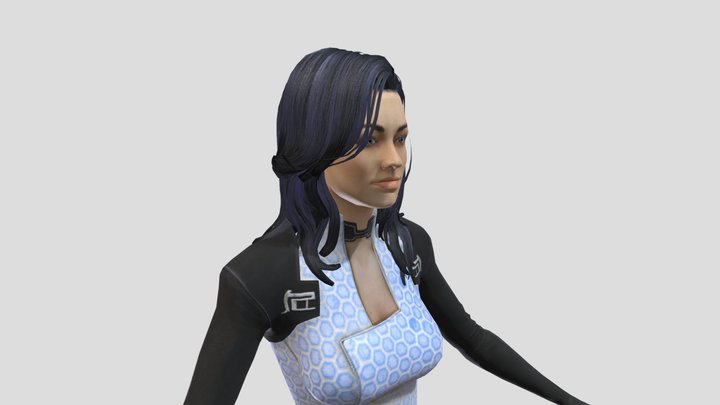 Xbox 360 - Mass Effect 3 - Miranda Lawson 3D Model