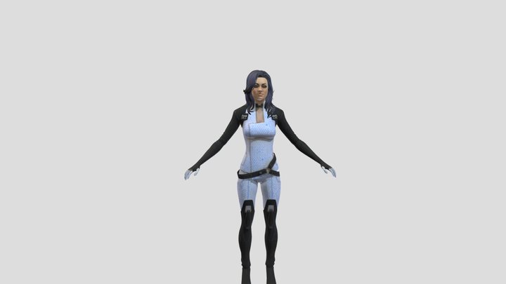 Xbox 360 - Mass Effect 3 - Miranda Lawson 3D Model