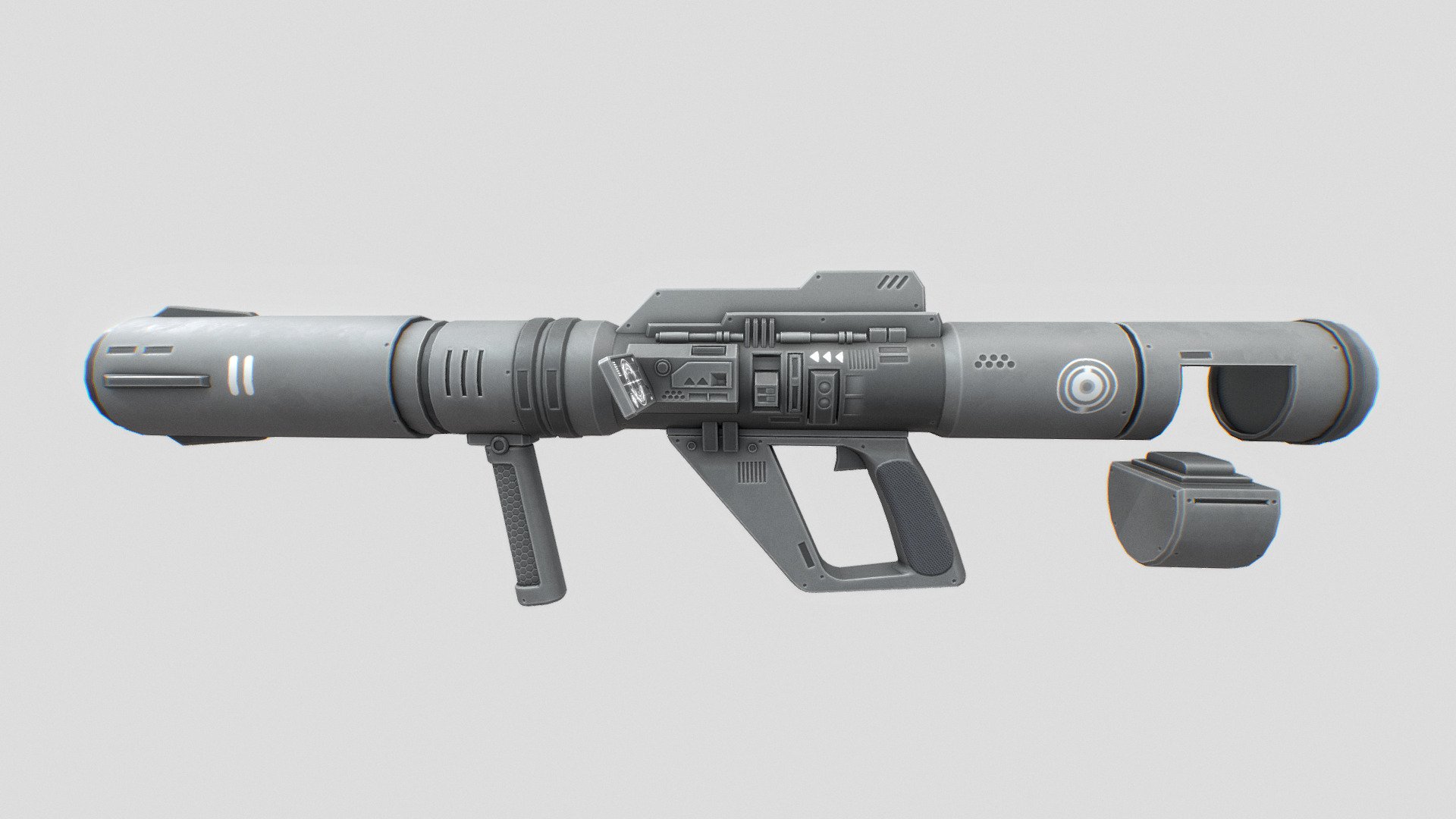 Scifi bazooka - Buy Royalty Free 3D model by Anima Z (@Anima-Z ...