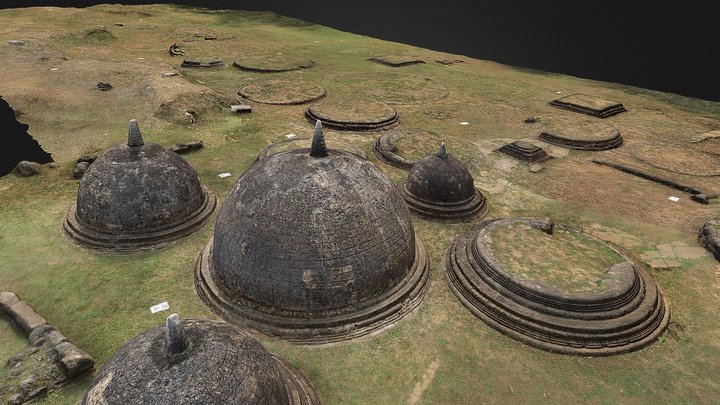 Kantharodai Stupas: North and Eastern Sections 3D Model