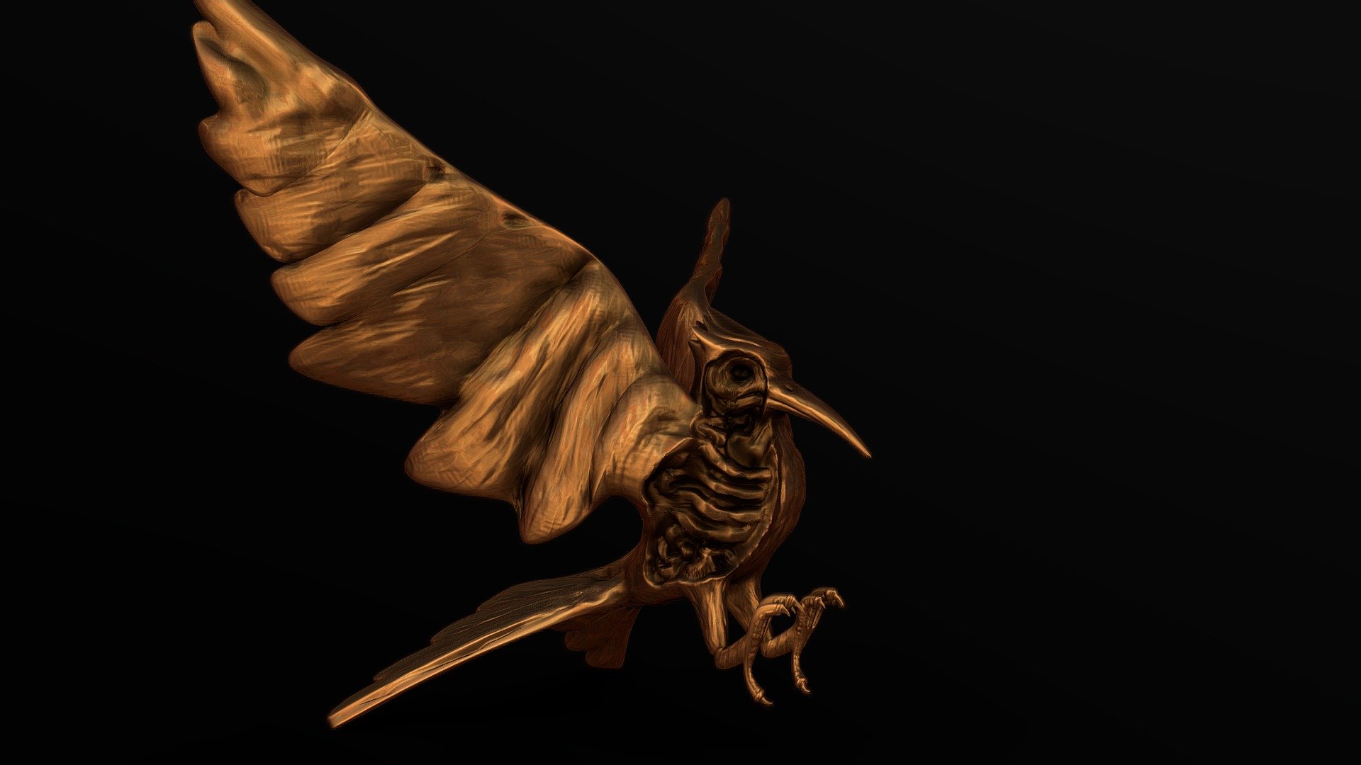 Daily Doodle Birdy - Bronze