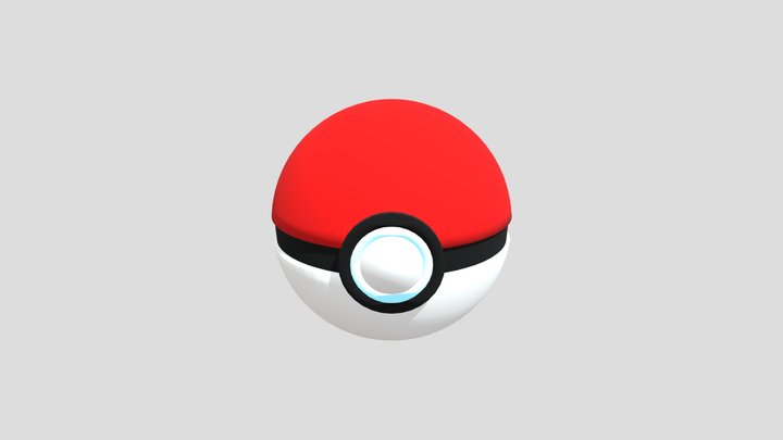 PokeBall pokemon ball 3D model