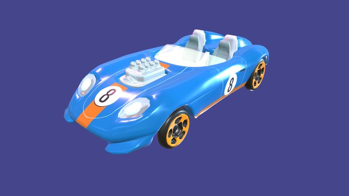 Glory Chaser Hot Wheels Fanart 3D Model