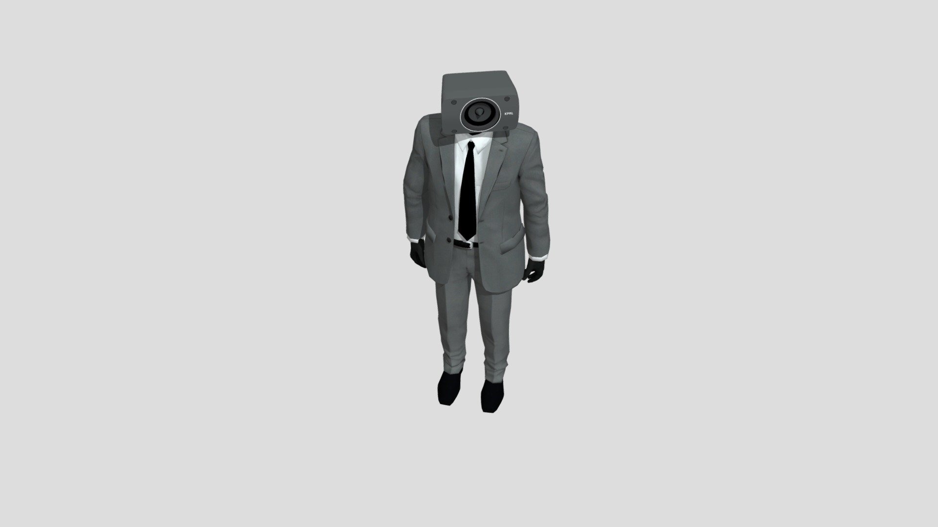 speaker man original - Download Free 3D model by klygersfm123 [e522c37 ...