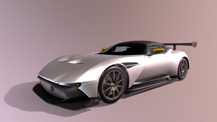 Asphalt 8 - Aston Martin Vulcan 3D Model