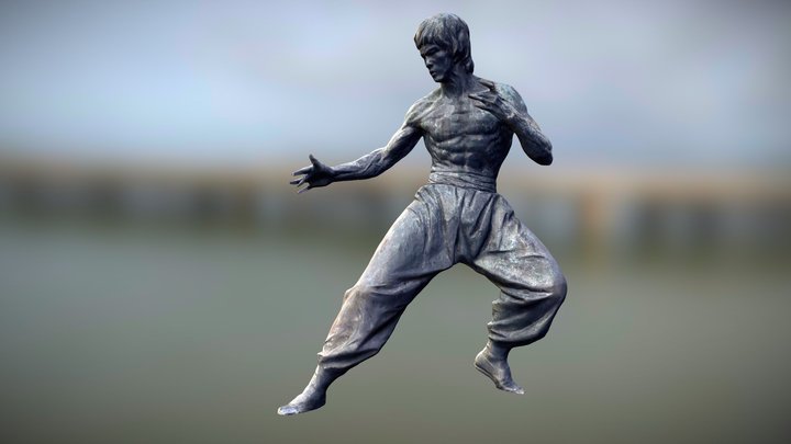 Bruce Lee_Hong Kong Memorial 3D Model