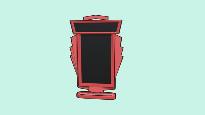 Game Leaderboard 3D Model