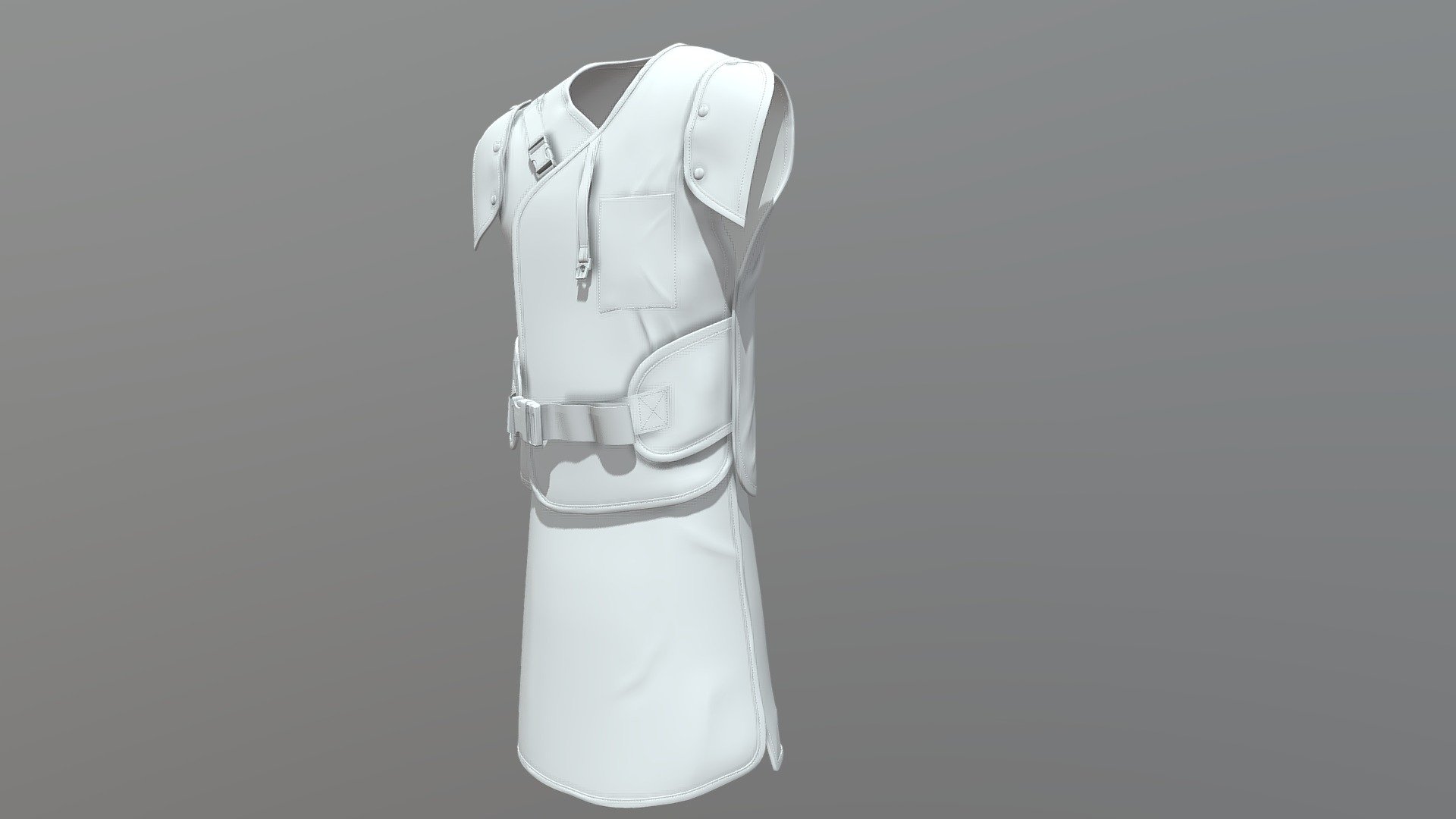 Medical jacket - 3D model by Ram-je [e523f50] - Sketchfab