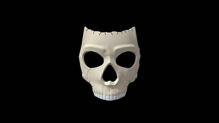 Ghost Mask Call of Duty 3D Model