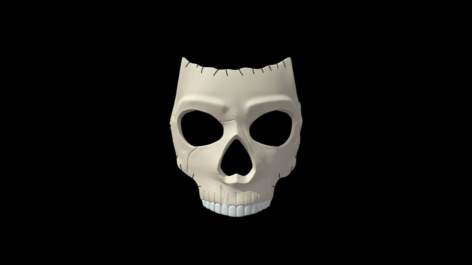Modello 3D Maschera da fantasma CoD - TurboSquid 2117064