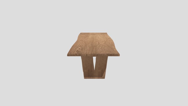 Calne Dining Table 3D Model