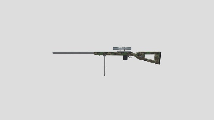 Sniper 3D Model