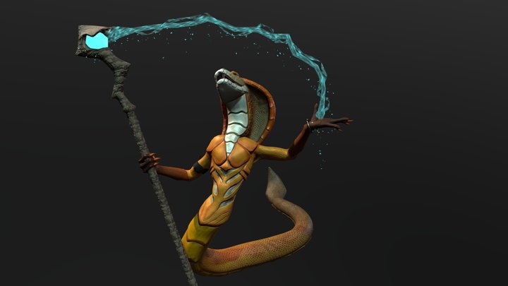 Snake mage 3D Model