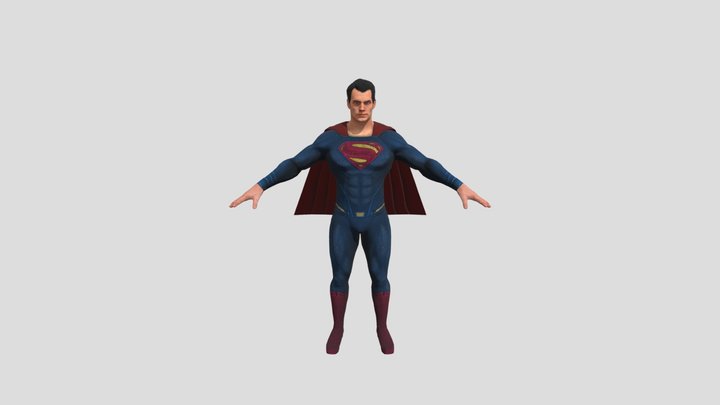 superman 3D Model