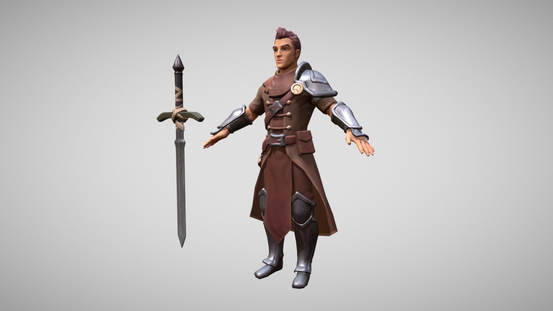 Stylized Warrior - Buy Royalty Free 3D model by Dinh Vi (@dinhvi ...