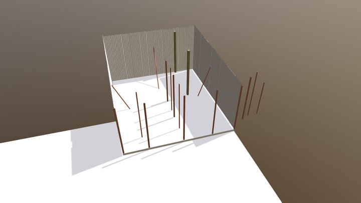 Shed  -1- Structure 3D Model