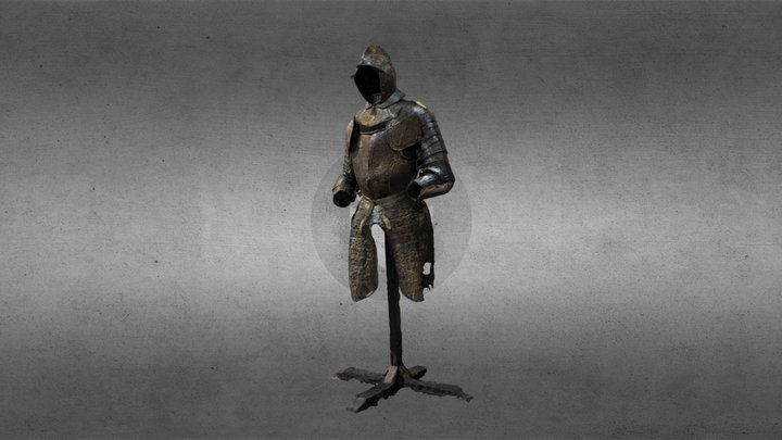 Antique Full Body Armour 3D Model