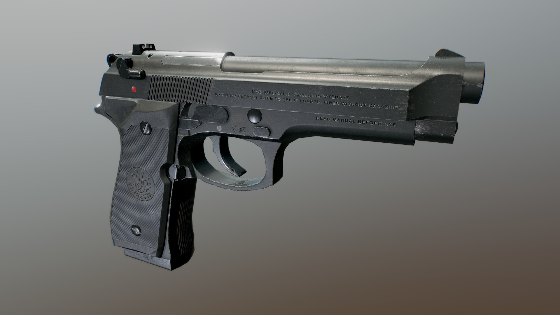 Beretta 92FS - 3D model by SanchouZ [e52a417] - Sketchfab