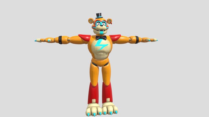 FNAF: Security Breach  Moon Man Switch - Download Free 3D model