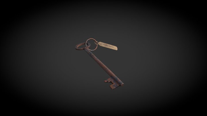 Titanic's Rust Key 3D Model
