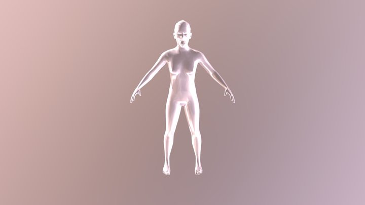 Zombie Woman 3D Model