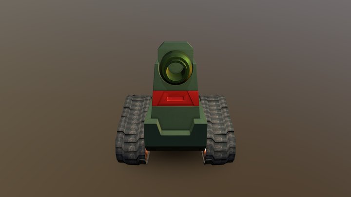 Mini harmless tank slug 3D Model