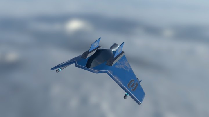 Alien Fighter 3D Model