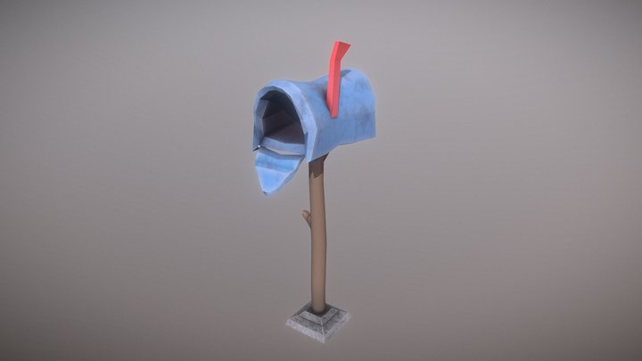 SM_ Mailbox 3D Model