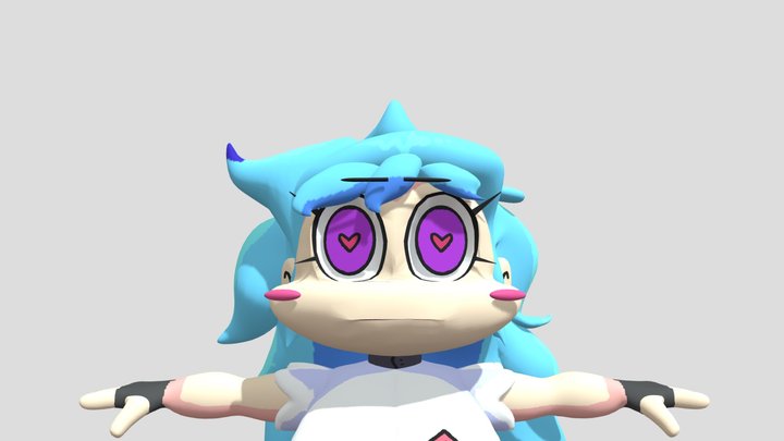 Skyblue Fnf V2 3D Model