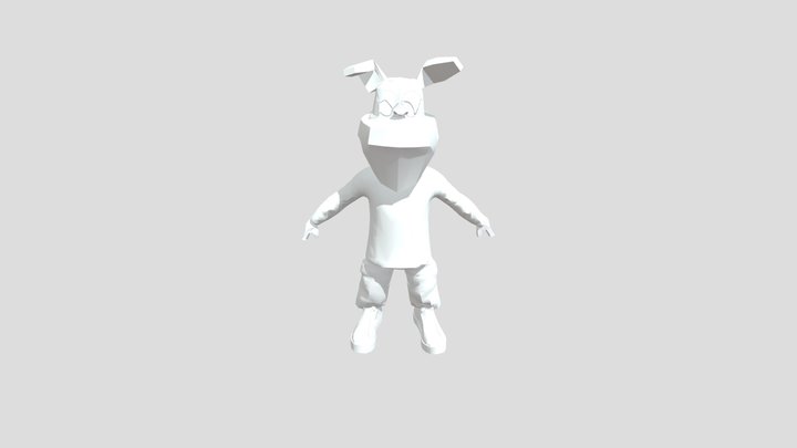 Гена падает 3D Model
