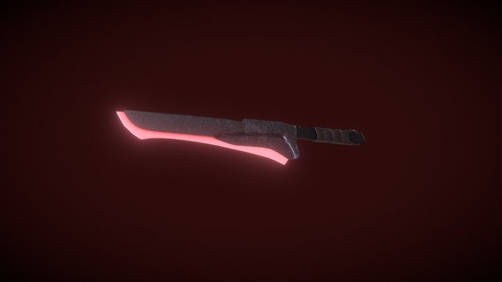 Futuristic Zabuza Sword 3D Model