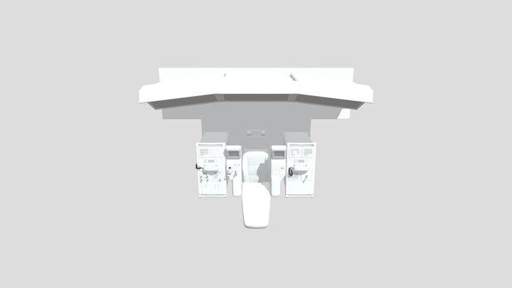 98-alphatron Bridge System Obj 3D Model