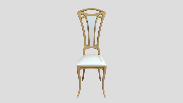 Art Nouveau Chair 3D Model