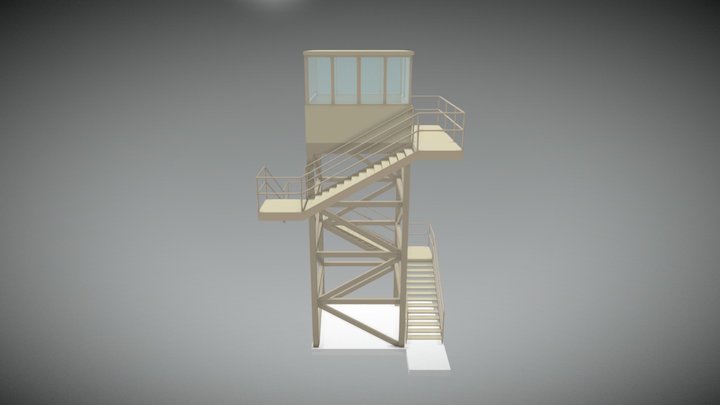 Lv2 Watchtower 3D Model