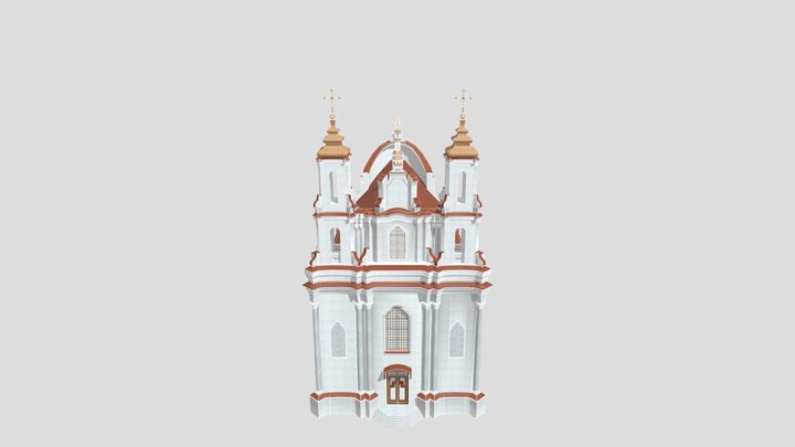 Church of the Resurrection on the Market Square 3D Model