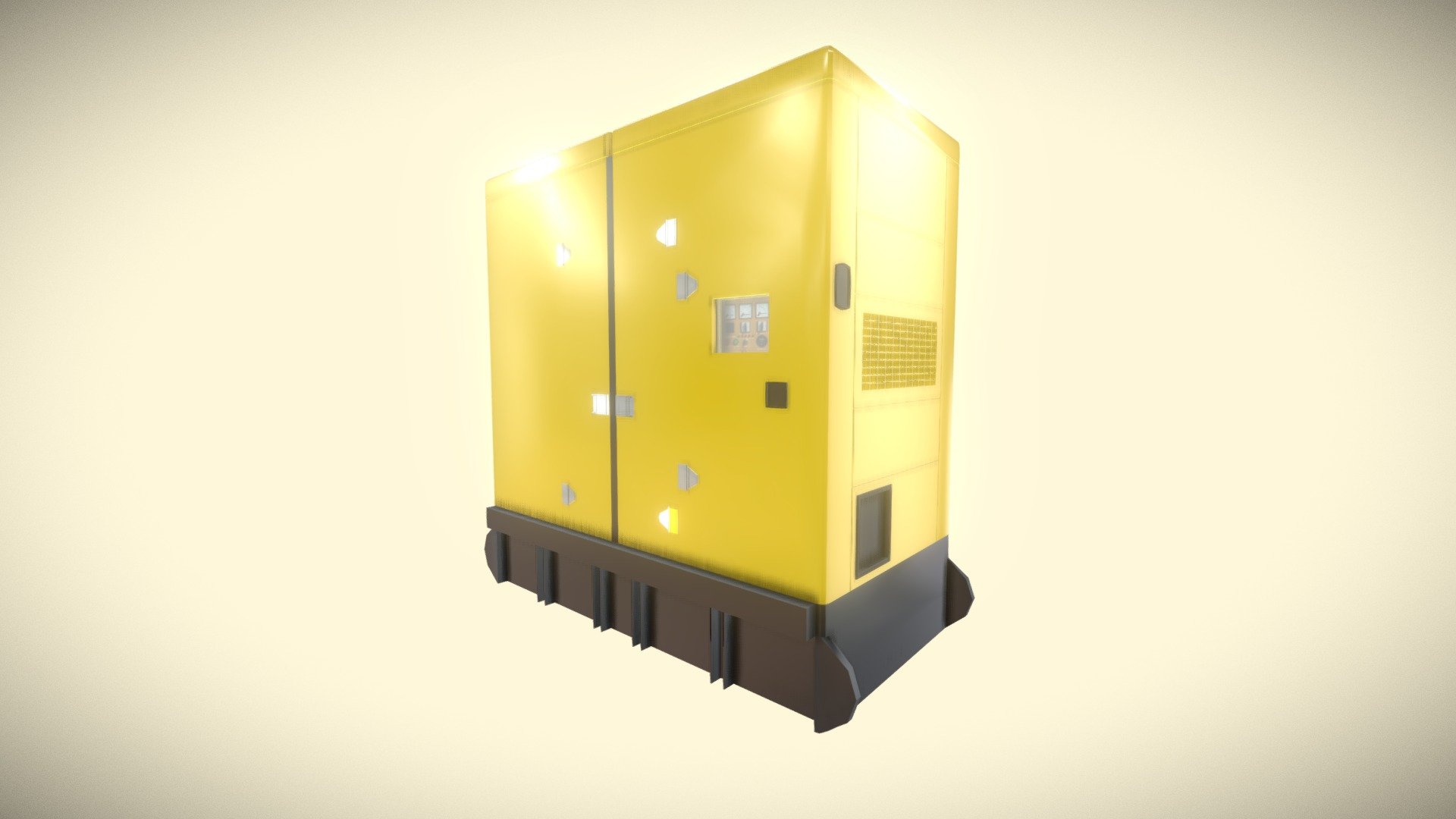 Electric Generator - Download Free 3D model by pesawatkertas  (@pesawatkertas) [e534399]