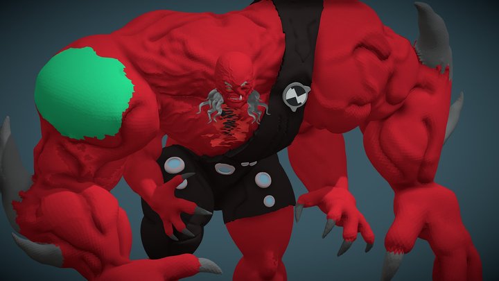 Four Arms Ben 10 3D Model