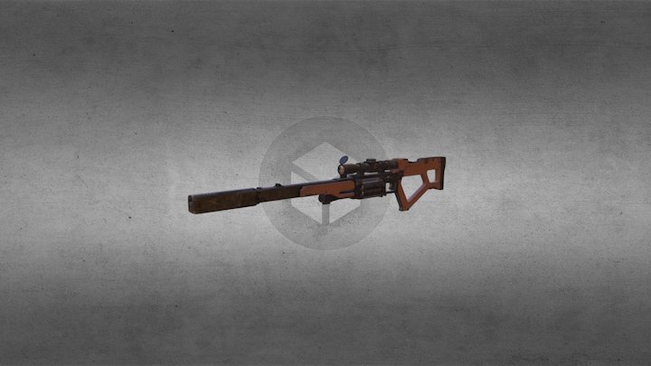 Gun SF 3D Model