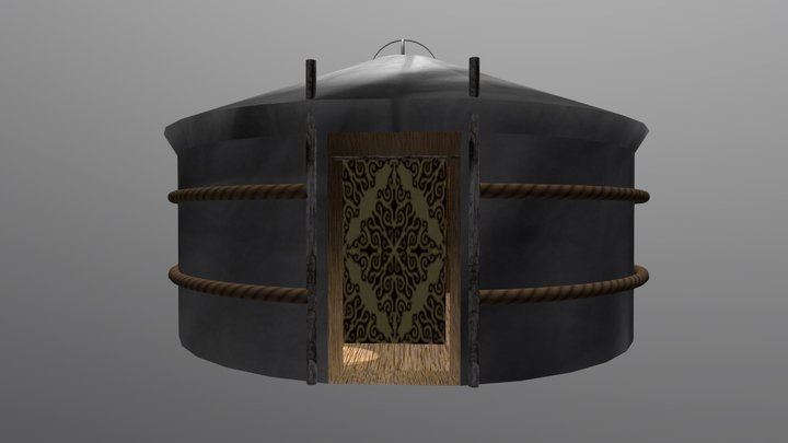 Mongol Hut 3D Model