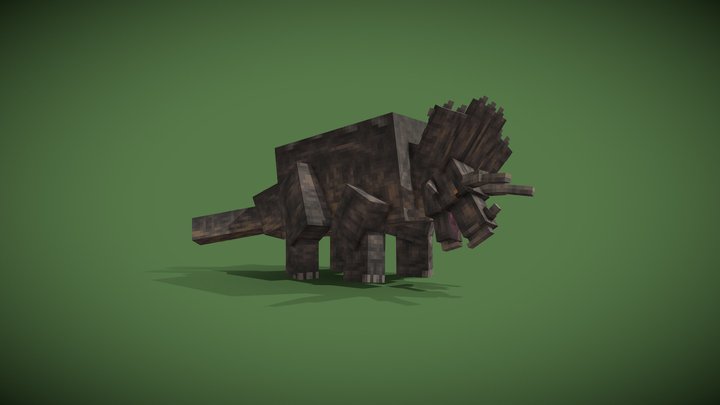 Jurassic Park Triceratops 3D Model