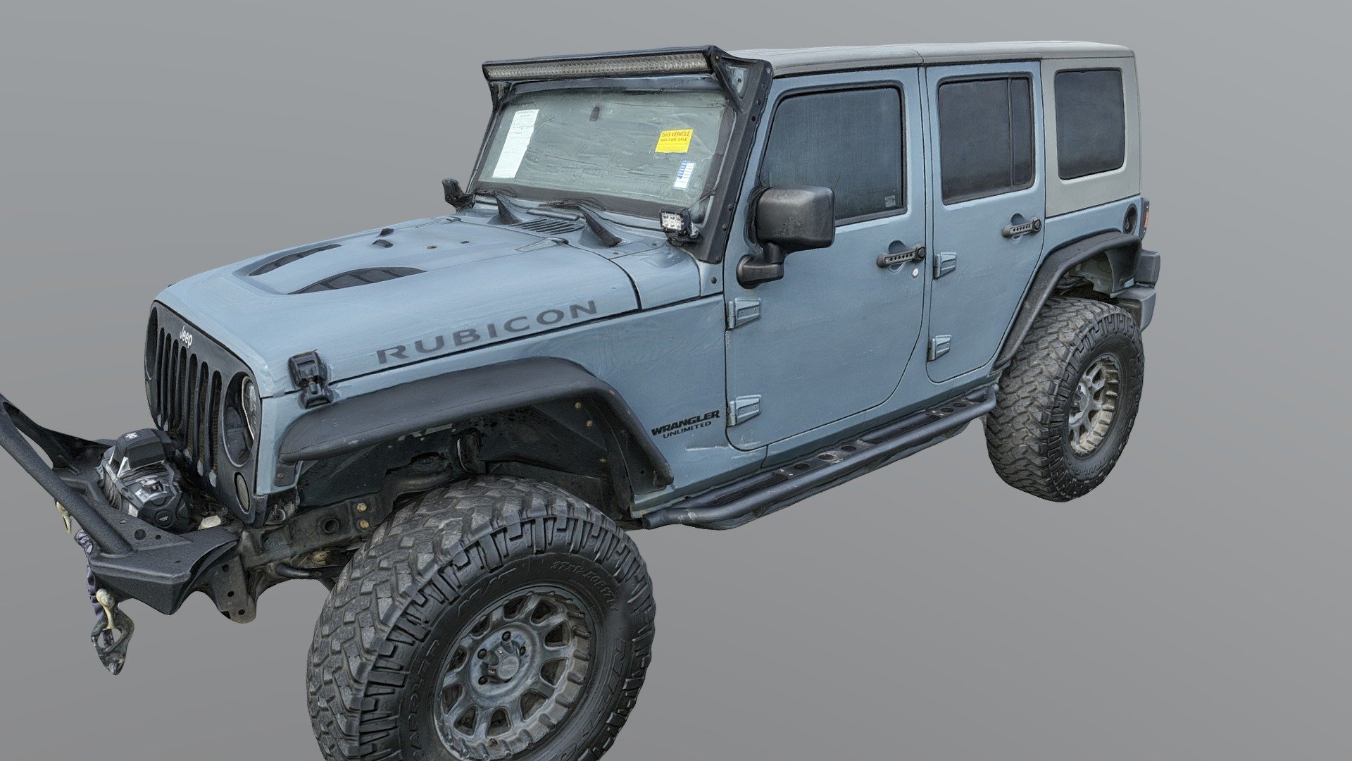 Jeep Wrangler Rubicon - Buy Royalty Free 3d Model By Johnnokomis 