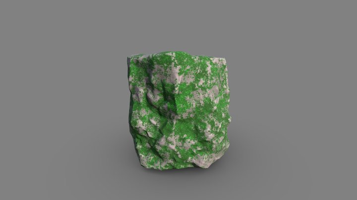 Stylized Cliff 3D Model