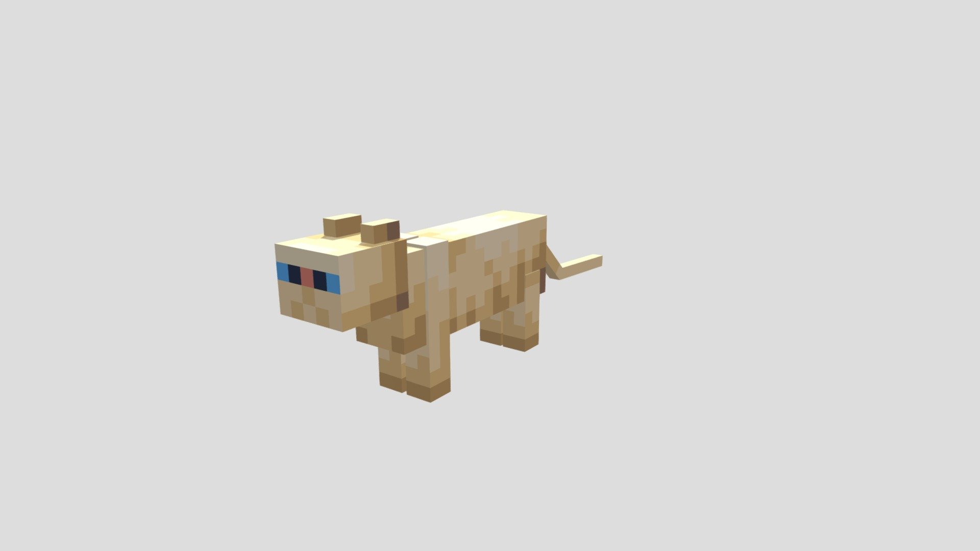 minecraft persian cat - Download Free 3D model by JohnElkes [e536954 ...